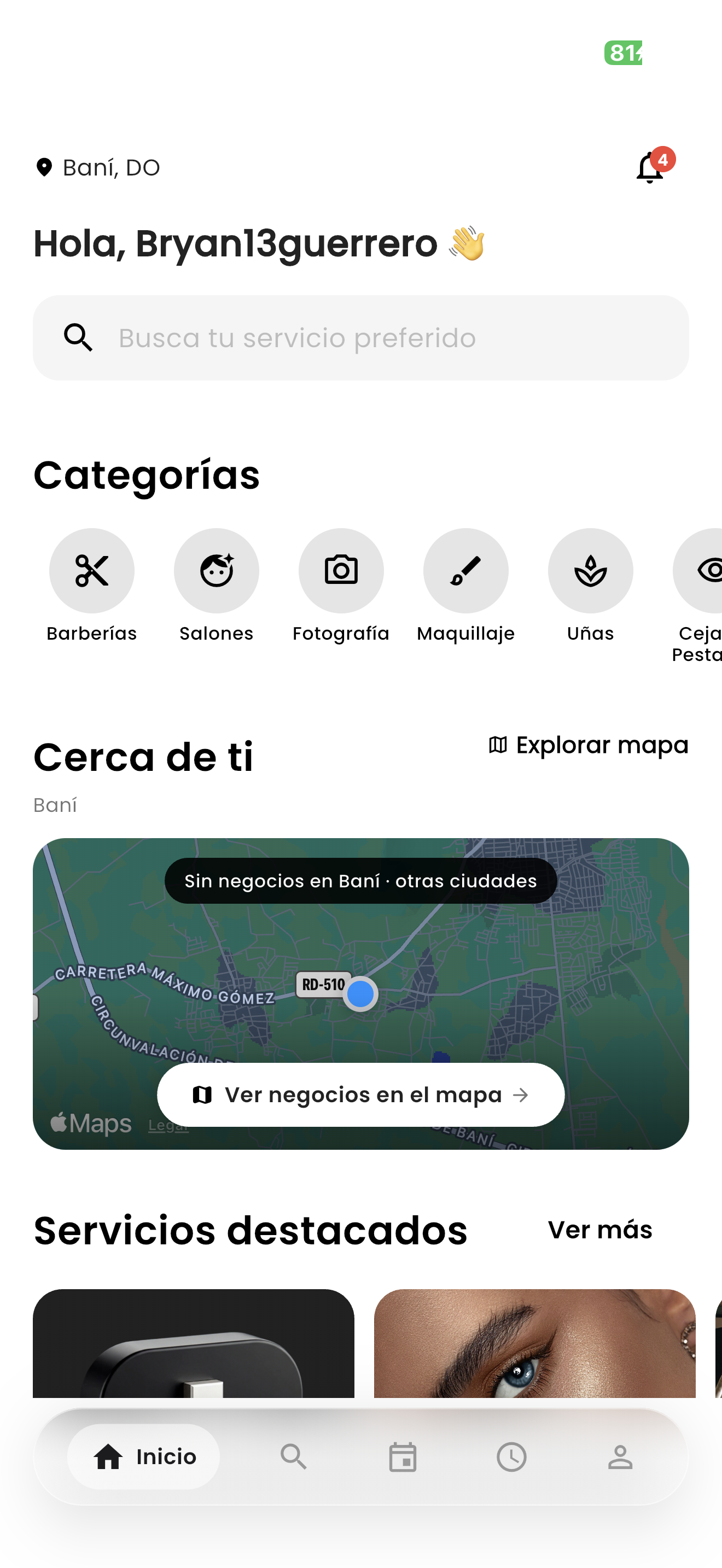 Trendly App - Inicio